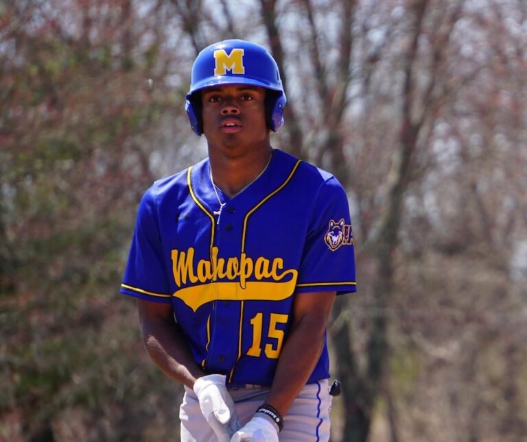 Nate in a baseball game.