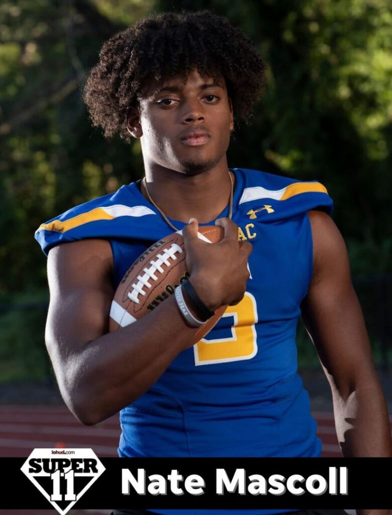 Nate photographed in uniform for Lohud Super 11 article.